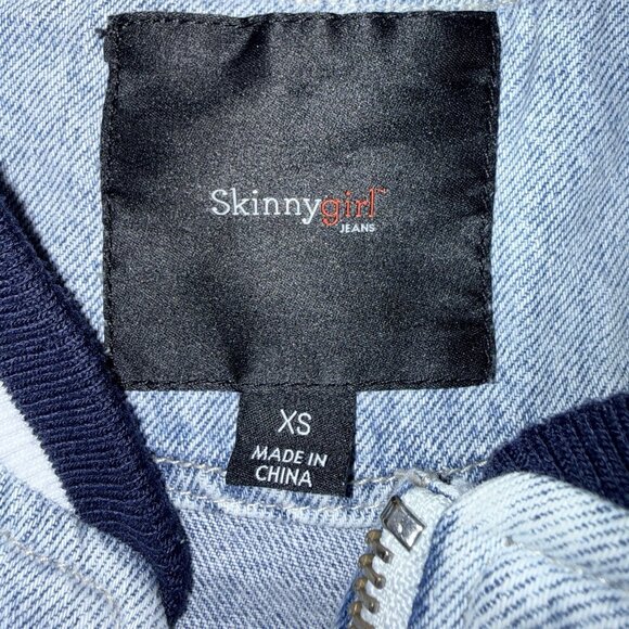 Women's Skinnygirl Denim bomber jacket Size XS - Picture 5 of 5